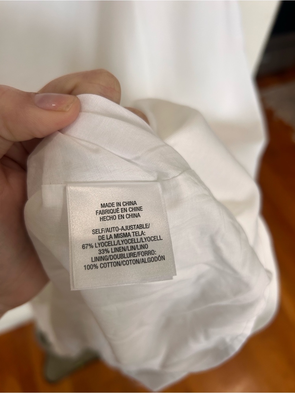 Favorite Daughter Strapless White Linen Midi Dress NWT - Picture 6 of 11